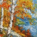 BARWY JESIENI Obraz olejny S. Herbańska